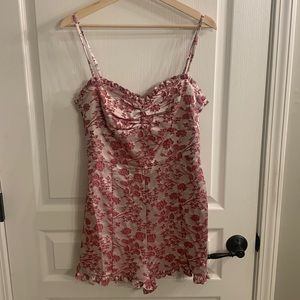 Floral Jumper. Silk Material